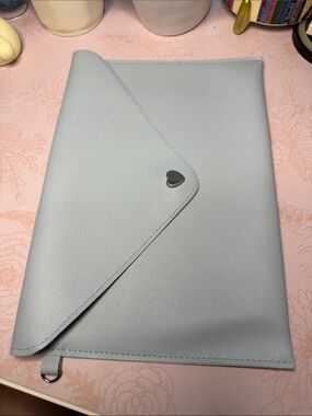 Simply Gilded padfolio pouch - Light blue